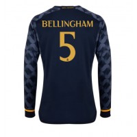 Real Madrid Jude Bellingham #5 Vonkajší futbalový dres 2023-24 Dlhy Rukáv